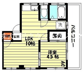 フォルティア目黒の物件間取画像